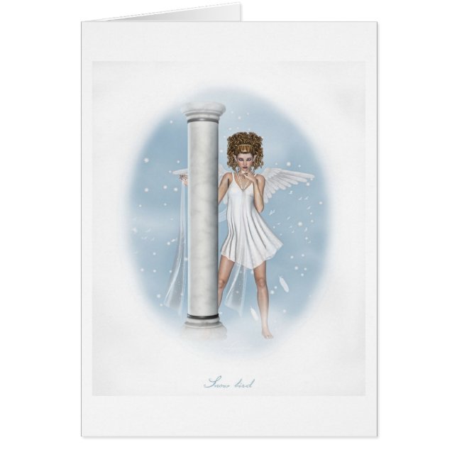 SnowBird Hälsningskort (Framsidan)