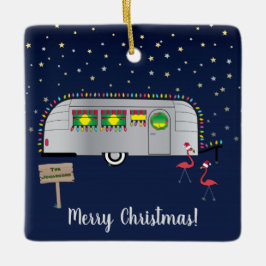 Snowbird jul julgransprydnad keramik