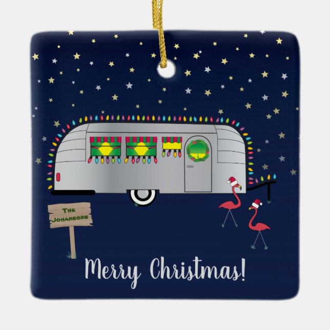 Snowbird jul julgransprydnad keramik (Framsida)