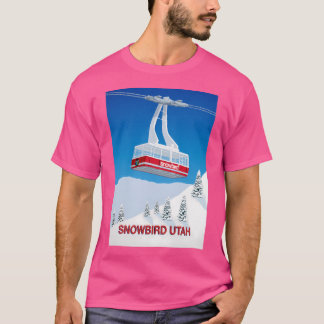 Snowbird Ski Resort Baseball Sleeve T Shirt