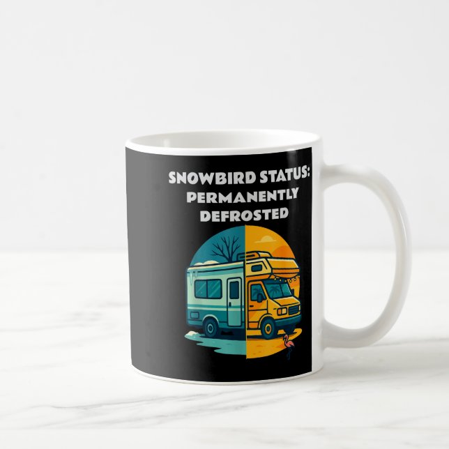 Snowbird Status Permanently Defrosted Rv Camng Ret Kaffemugg (Höger)