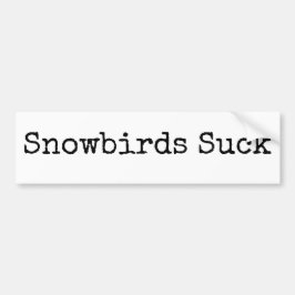 Snowbird Suck Bildekal
