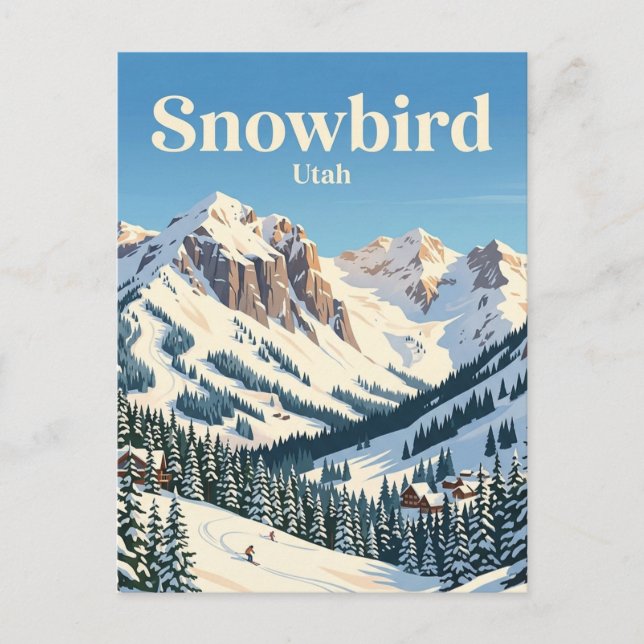 Snowbird, Utah, USA Vykort (Framsida)