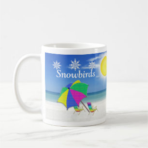 Snowbirdgåvor, sätter på land Themed muggar