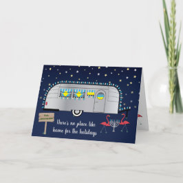 Snowbirds Hanukkah hälsningar Kort
