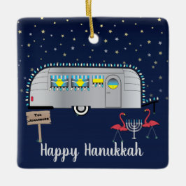 Snowbird's Hanukkah Julgransprydnad Keramik