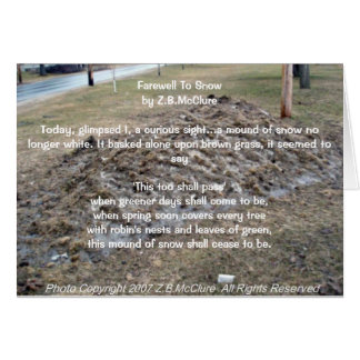 snowbird'sens dikt hälsningskort