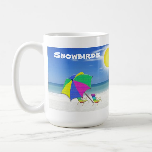 SnowbirdsFlorida muggar, gåvor för Snowbirds Kaffemugg (Vänster)