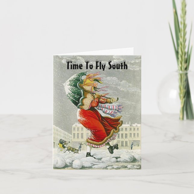 SNOWBIRDSMEDDELANDET NOTERAR VINTERADRESSKORT! MEDDELANDE (Framsida)