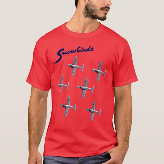 SnowbirdsT-tröja T-shirt (Framsida)