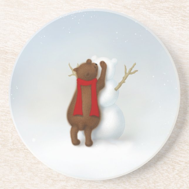 Snowbjörnens snutvinter i Baby Underlägg (Framsidan)