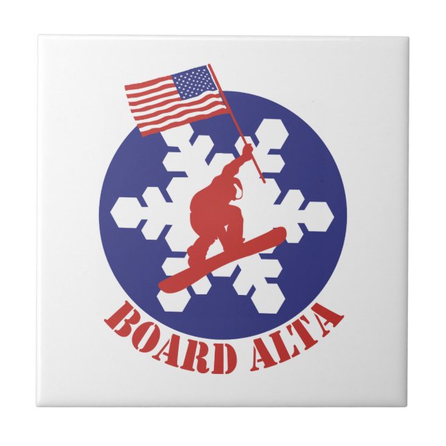 Snowboard Alta Kakelplatta (Framsidan)