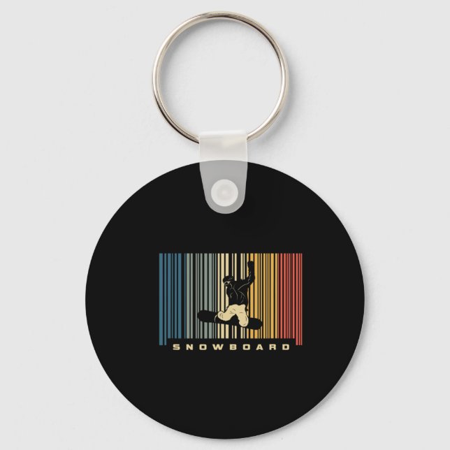 Snowboard Apparat - Snowboarder Snowboarder Snowb Nyckelring (Framsida)