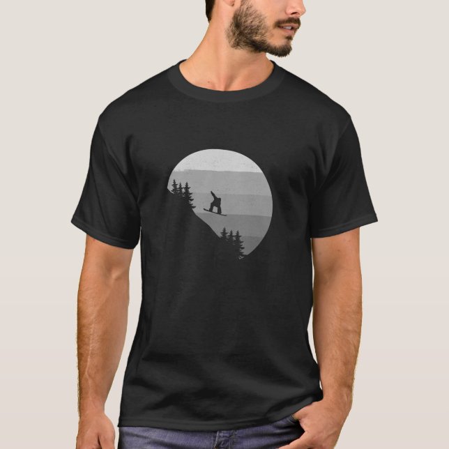 Snowboard Clothing for Snowboarders Men s Winter S T Shirt (Framsida)