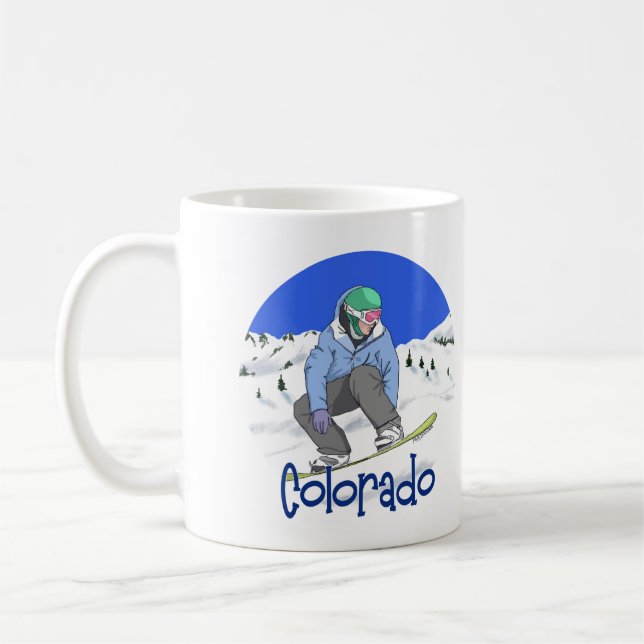 Snowboard Colorado Kaffemugg (Vänster)