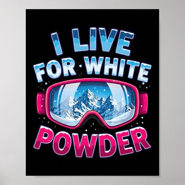 Snowboard Cool Snowboardåkare Skidåkning Freestyle Poster (Framsidan)