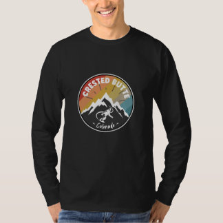 Snowboard Crestate Butte Colorado T Shirt