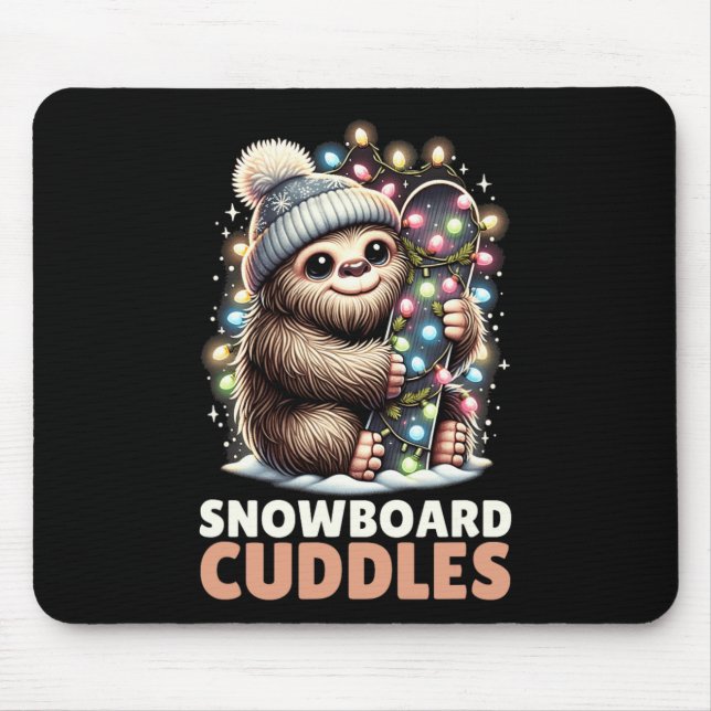 Snowboard Cuddles jul Lit Bigfoot Snowboardi Musmatta (Framsidan)