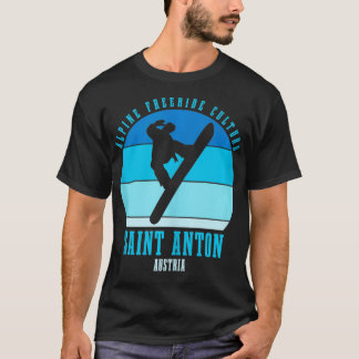 Snowboard Culture St Anton Austria T Shirt