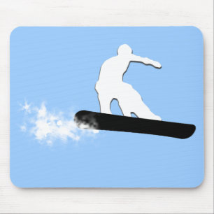snowboard. enkel. musmatta