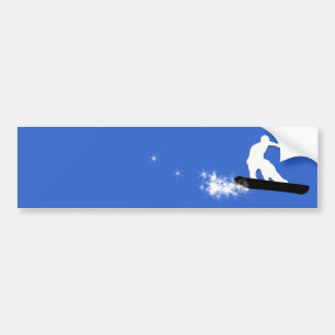 snowboard. enkelt bildekal