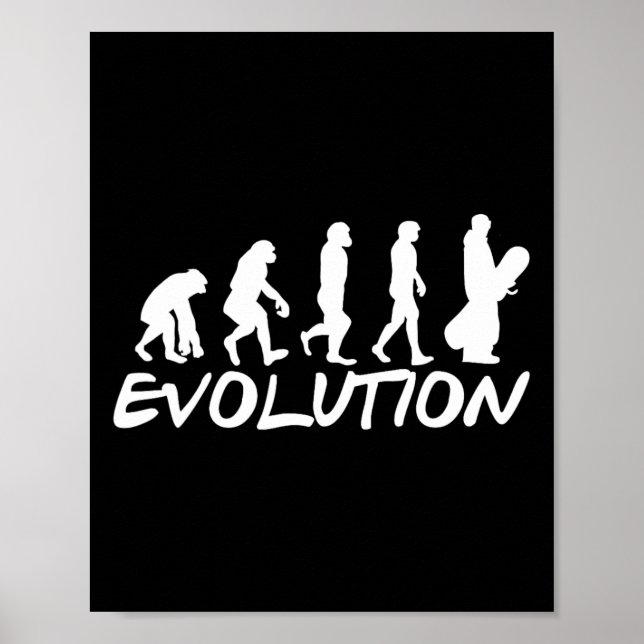 Snowboard Evolution Snowboarding Poster (Framsidan)
