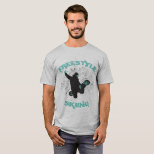 Snowboard Extreme Sport Freestyle Skiing T Shirt