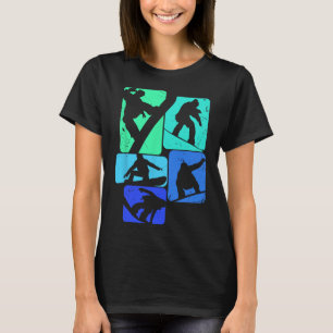 Snowboard for Snowboarder Retro Manar Snowboarding T Shirt