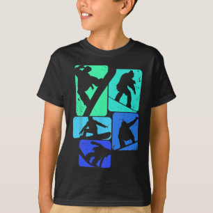 Snowboard for Snowboarder Retro Manar Snowboarding T Shirt