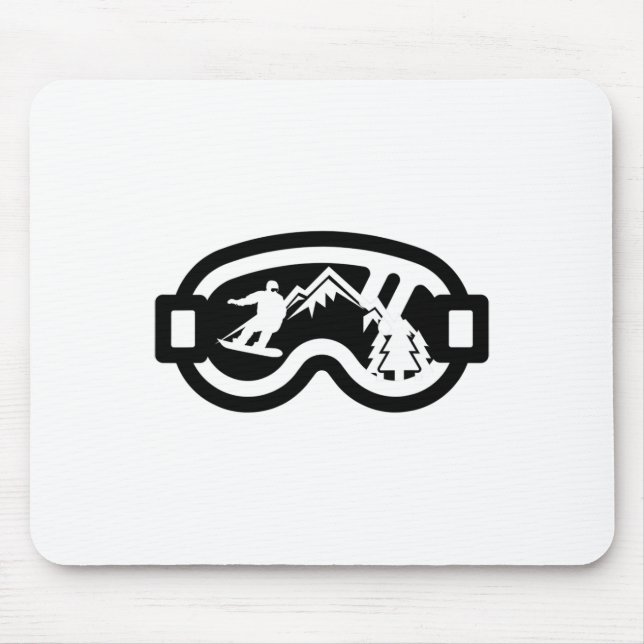 Snowboard Goggles Mountain Snowboarding Musmatta (Framsidan)