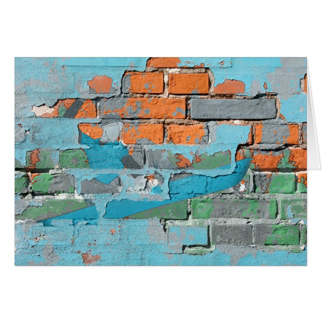 Snowboard. Hälsningskort (Framsidan Horizontal)