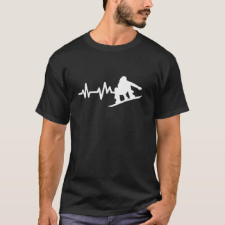 Snowboard Heartbeat Snowboarder T Shirt