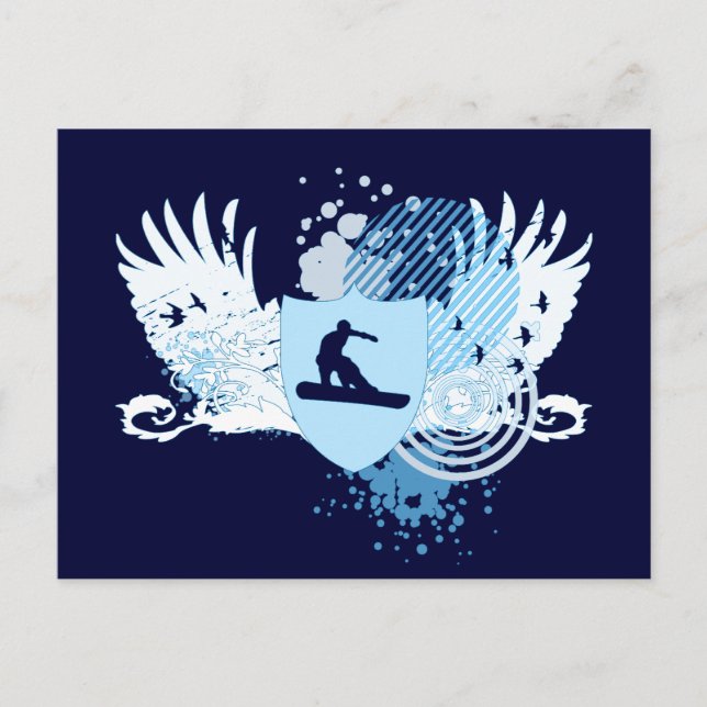 snowboard : hi-fi v.2 : vykort (Framsida)