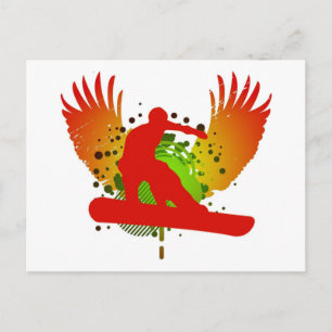 snowboard : hi-fi : vykort