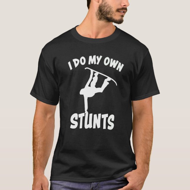 Snowboard, jag gör mina egna stenar som säger Roli T Shirt (Framsida)