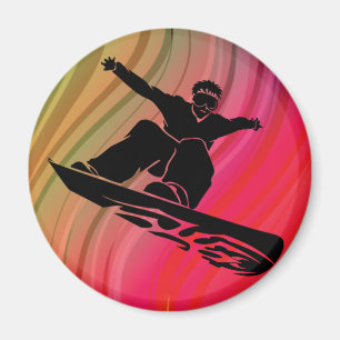 Snowboard-jump Magnet