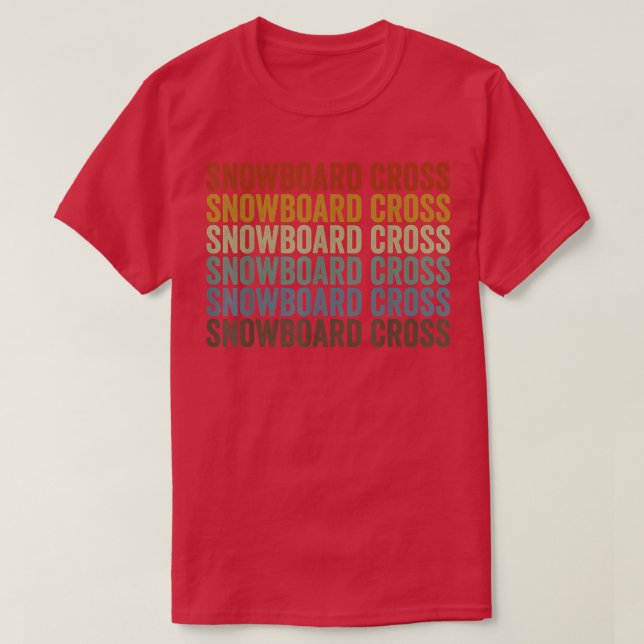 Snowboard Kor Sports Retro T Shirt (Design framsida)