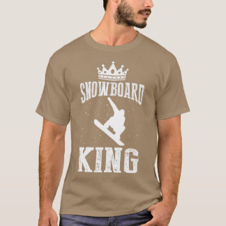 Snowboard Kung Snowboarder Funny Snö Boarding Lov T Shirt