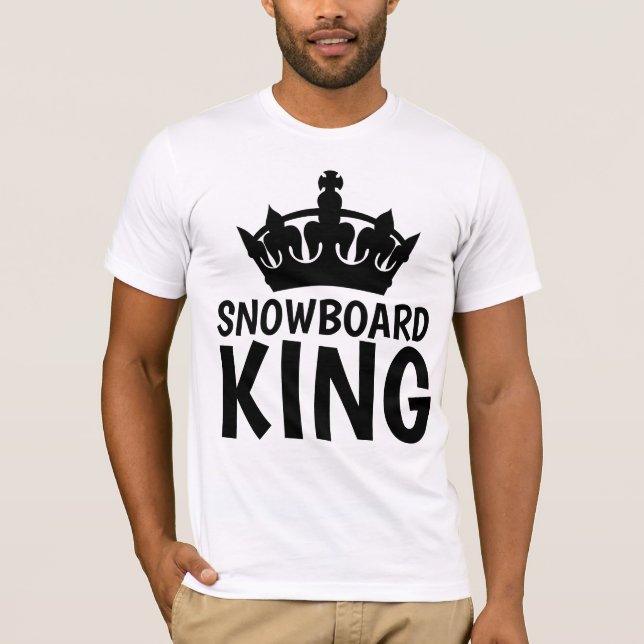 SNOWBOARD KUNG T-shirts (Framsida)