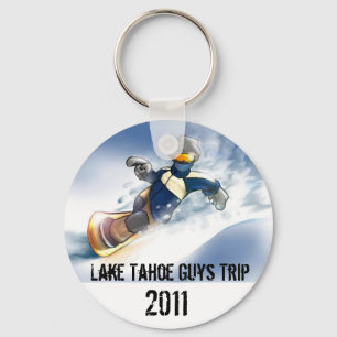 snowboard Lake Tahoe grabbresa, 2011 Nyckelring