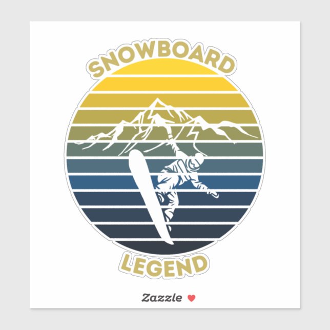 Snowboard Legend Klistermärken (Ark)
