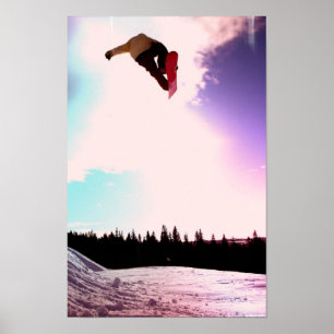 Snowboard Luft Poster