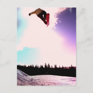Snowboard Luft vykort