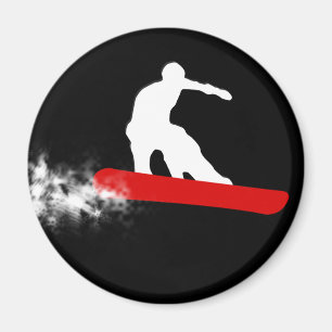 Snowboard. Magnet
