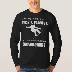 Snowboard Maverick: Skär av Slopes med Humo T Shirt