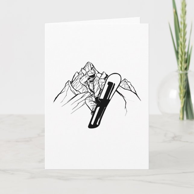 Snowboard Mountain Adventure Kort (Framsida)