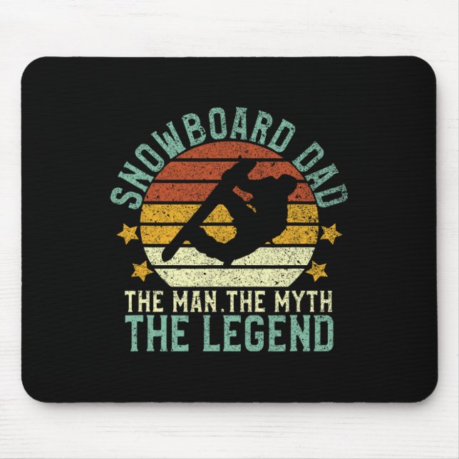 Snowboard Pappa, mannen, myten, legend, soloboar Musmatta (Framsidan)