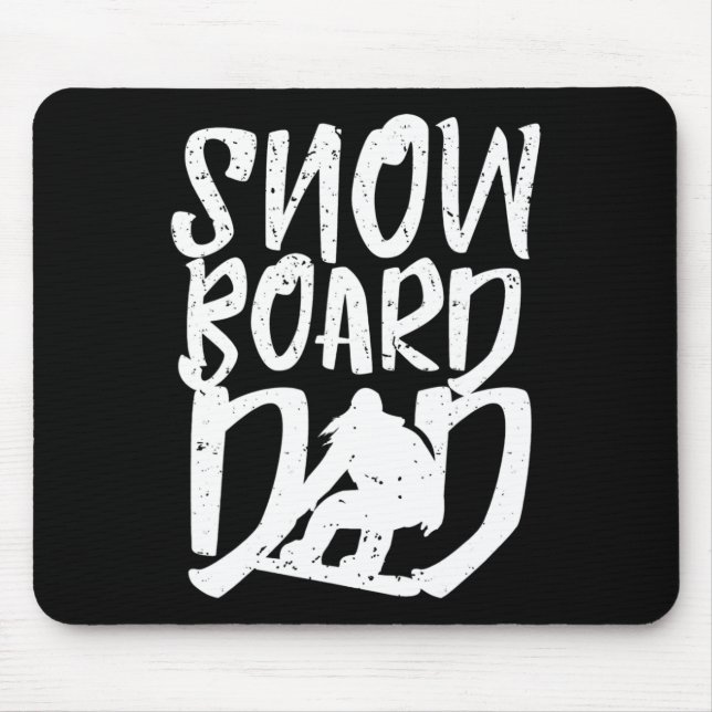 Snowboard Pappa Snowboarder Far Snowboarder Musmatta (Framsidan)