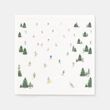 Snowboard Party Napkins