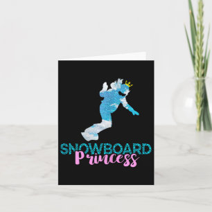 Snowboard Princess Snowboarder Snowboarding Winter Kort